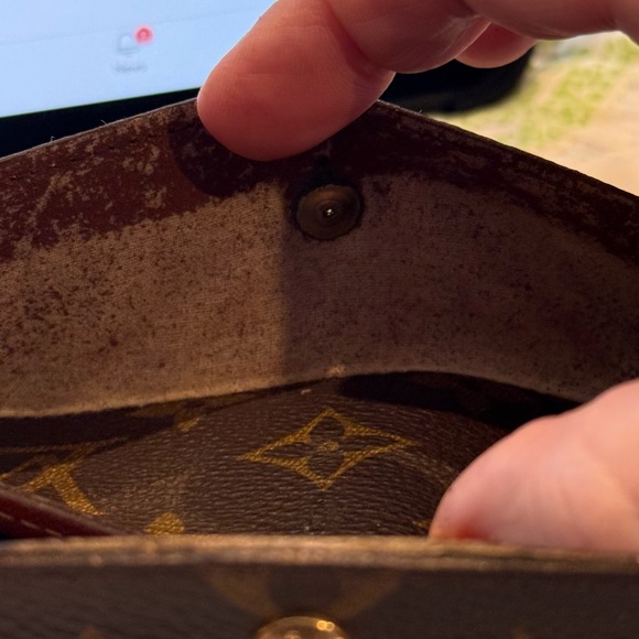 Louis Vuitton Dark Brown Monogram Wristlet - Picture 12 of 16